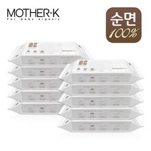 마더케이 신생아용 프리미엄 순면 건티슈, 40매/10팩, 40매/10팩
