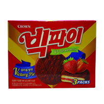 크라운 빅파이 딸기(18gx36봉) 648g, 1박스
