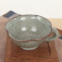 회분청 고급 죽그릇 小