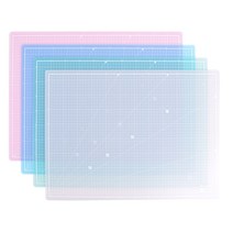 현대오피스 페이퍼프랜드 컬러투명 컷팅매트 HOM-A2 데스크매트 커팅매트, 1개, 핑크
