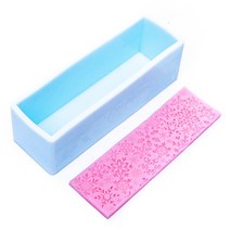 마이몰드코리아 수제몰드 - 1kg 하늘색 몰드용 눈송이 매트 실리콘몰드