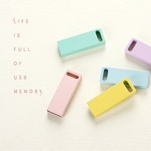 GAPSTAR 노랑색-USB 귀여운USB 이쁜USB 특이한USB 파스텔USB 4 8 16 32 64GB USB, 4GB
