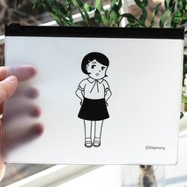 달퐁이네 문방구 미니 투명 파우치