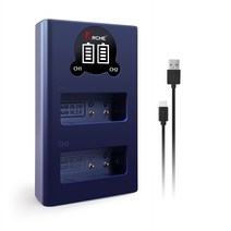 파나소닉 BLG10 LCD 듀얼 충전기 DMC-GX80 GX85 LX85