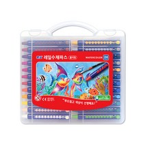 [디오피스]문교 레일수채파스 24색 미술용품 화방용품 학습준비물, 1