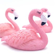 조이어스 미니어쳐 마리모 피규어 DIY 백조 홍학 모형, 1개