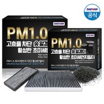 대한카필터 PM1.0 활성탄 초미세먼지 필터, 1개, KC100