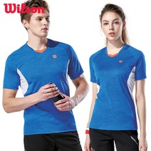 윌슨 반팔티셔츠 2437 2438 M블루 단체복 배드민턴복