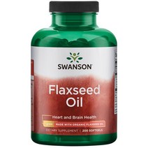 스완슨 EFAs 플렉씨드 오일 1000mg 소프트젤, 200정, 1개