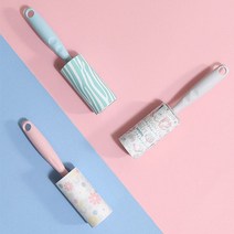 원룸 청소 의류 침구 황사 먼지제거 롤클리너 테이프, 블루