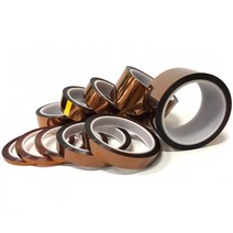 소유 국산 캡톤테이프 내열테이프 5~50mm x 33M 낱개 내열용, 50mm(폭) X 33M(길이) 갈색, 1개