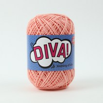 [앵콜스] 디바실 DIVA 뜨개실 털실 손뜨개, 09 연복숭아