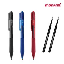 모나미 FX153 볼펜 0.7mm FX700 리필심 낱개, 3. 볼펜 적색(0.7mm)