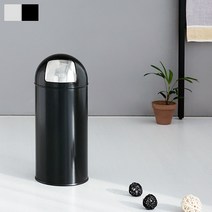 마켓비 TOMES 휴지통 25L, 스테인리스스틸, 1개