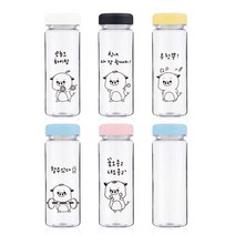 공감 보틀500ml (PET) 물병, 클리어보틀(검정)