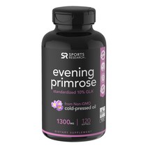 스포츠리서치 이브닝 프림로즈 1300mg 소프트젤, 120개입, 1개