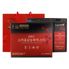정원삼 6년근 고려홍삼 농축액 스틱 + 쇼핑백