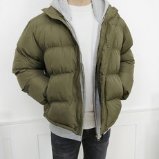 로니제이 남자 여자 겨울 기획 오버핏 데일리 웰론 커플 숏패딩 5컬러