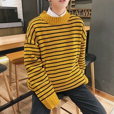 센슈얼드림 남자 포근한스웨터 남친룩 니트 터틀넥 폴라티 목티 14 Y