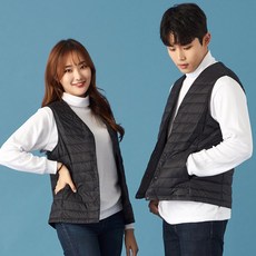 클릭스포츠 초경량 라이트 덕다운 브이넥 패딩조끼