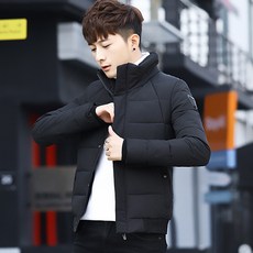 NIUKELAI 남성 숏패딩 아우터 점퍼 패딩 코트 루즈핏 집업 잠바5