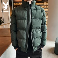 PLAYBOY 남성 숏 패딩 점퍼 45960735