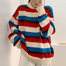 마이드림 여성 가을겨울 스웨터 따뜻한 긴소매 긴팔 라운드넥 니트 12 Y 가을 겨울 단색 파스텔 브이넥