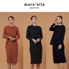 [오플]마넬뉴욕 19FW 울블렌드 홀가먼트 니트 셋업 2종_초특가