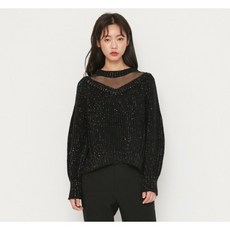 [에고이스트] 시스루 메탈 니트 (EK4KL061)
