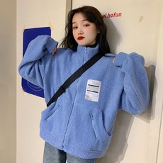 반스 뽀글이 집업 후리스