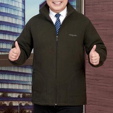kirahosi 추동 캐주얼 중노년 남성 후리스 집업 자켓 아웃도어 폭신 303호+ 덧신 증정 BM342i3m