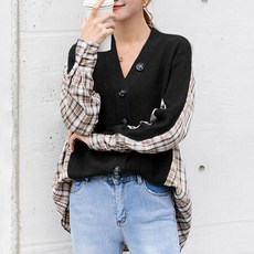 센슈얼드림 여성 봄 가을 가디건 니트 라운드니트 브이넥니트 13 Y