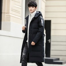 남자롱패딩 2019신상 겨울용 남성코트 유행 개성적인 남성옷 보통길이 패딩 멋있는 남성복 다운패딩