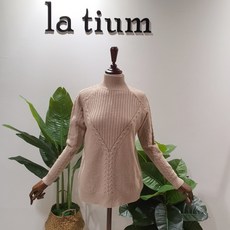 라티움 작은 꽈배기 니트 폴라(TB47SW19)