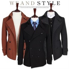 위앤드 모직 더블 숏 코트 4color 95 105 size
