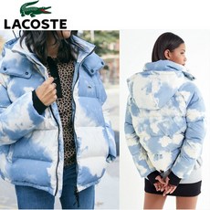 [해외] 미국정품 라코스테 Lacoste Cloud Hooded Puffer Jacket 여자 패딩점퍼