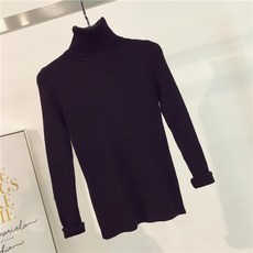 겨울 가을 여성 니트 터틀넥 스웨터11 Csoor7