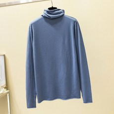 스웨터 봄 가을 겨울 여성 슬림 니트 하이넥 스웨터 ki01-50 Bx5w12