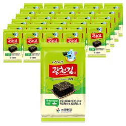 광천김 바삭바삭 파래김, 4g, 96개