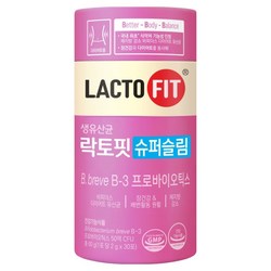 락토핏 슈퍼슬림 30p, 60g, 1개