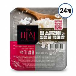 더 미식 밥알이 살아있는 백미밥 200g x 24