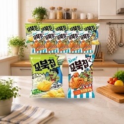 오리온 꼬북칩 콘스프 80g, 6개 + 꼬북칩 카라멜팝콘맛 72g, 6개