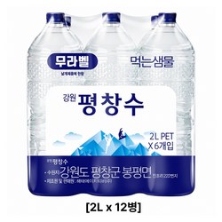 강원평창수 2L 12병(유라벨/무라벨 랜덤발송)
