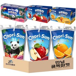 카프리썬 정글 10개 사과 10개 오렌지 10개 총 30개 *안전포장*, 200ml, 1세트