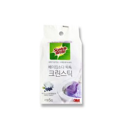 3M 베이킹소다 크린스틱 리필 5매, 3개