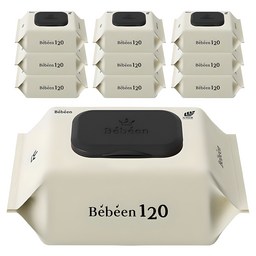 Bebeen 120 영유아물티슈 캡형, 가성비 최고!