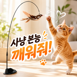 디오벨러 혼자노는 낚시대 고양이 장난감