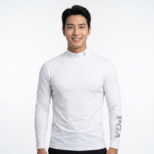 PGA투어 남성용 목폴라 베이스 레이어