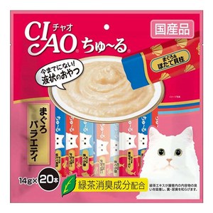 이나바 고양이 챠오츄르 버라이어티 간식, 참치, 280g, 1개