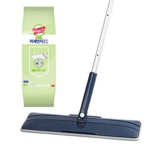 스카치브라이트 올터치 더블액션 막대걸레 + 정전기청소포 60매